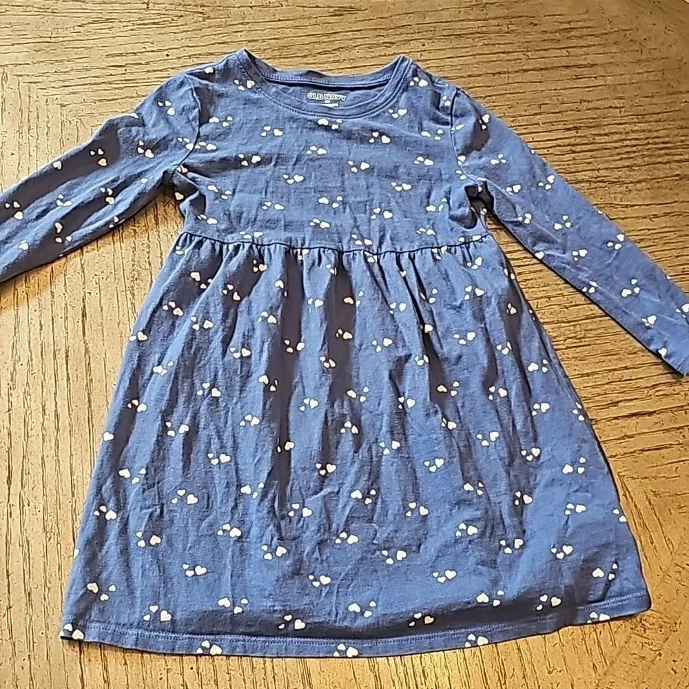 4T heart dress long sleeve Old Navy